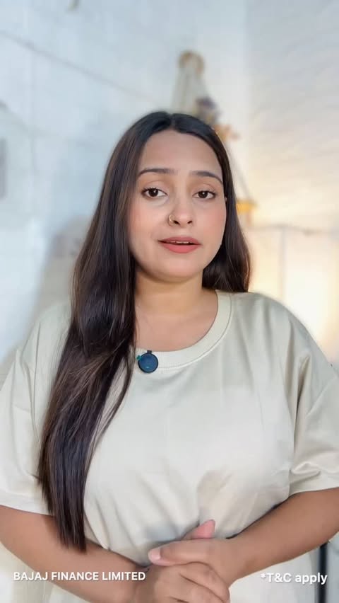 Instagram post by @makeup_with_trisha for Bajaj Finserv. Caption reads: [...] #blockbusteremidays #bbed2026 #bajajfinserv....