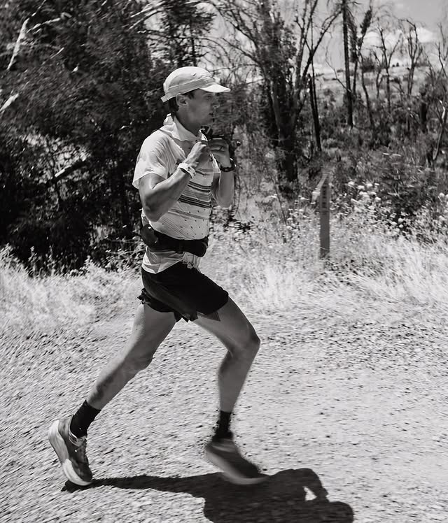 Instagram post by @hanstroyer for COROS. Caption reads: [...] teams in the world. My sponsors, @hoka....