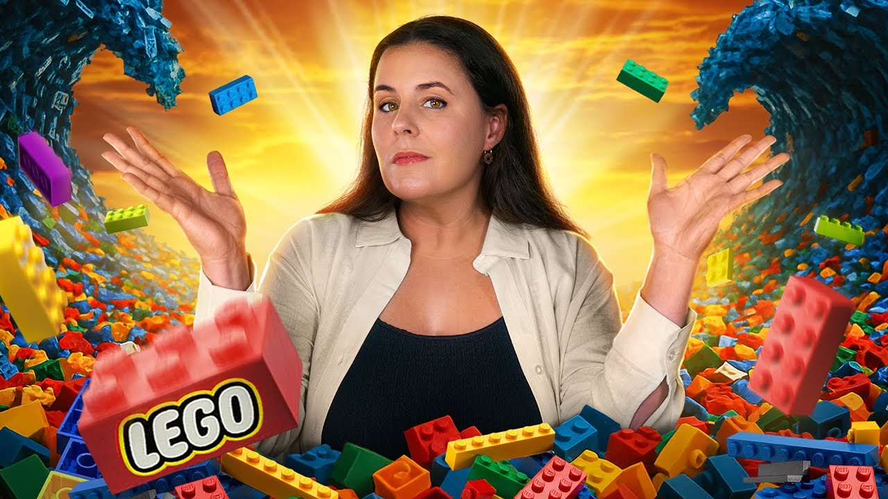 YouTube post by @JustHelena for Statista. Caption reads: How LEGO gets us all hooked!.