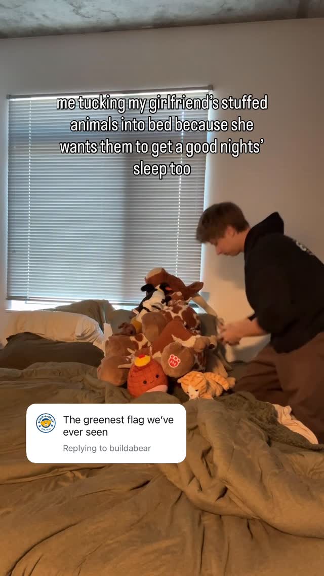 Instagram post by @jewellboi_ for Build-A-Bear. Caption reads: hey @buildabear we love our children (song - “i’ve....