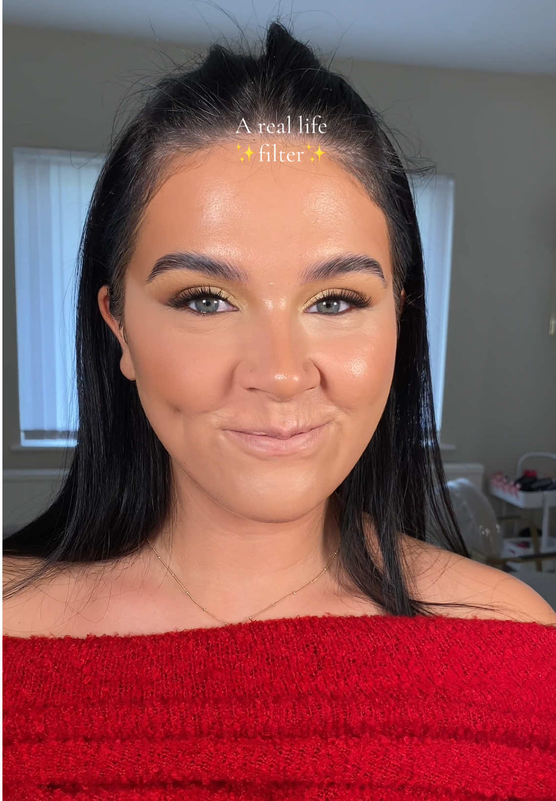 TikTok post by @georgiedruce for Trigwell Cosmetics. Caption reads: [...] set & brighten duo in marshmallow ☁️ &....