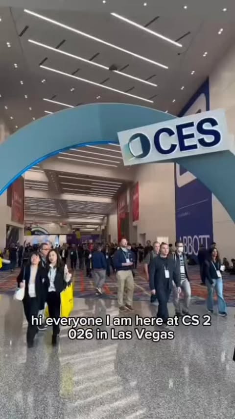 Instagram post by @life_with_two_children for Dreame. Caption reads: [...] from CES 2026 ✨
Today I’m visiting the....