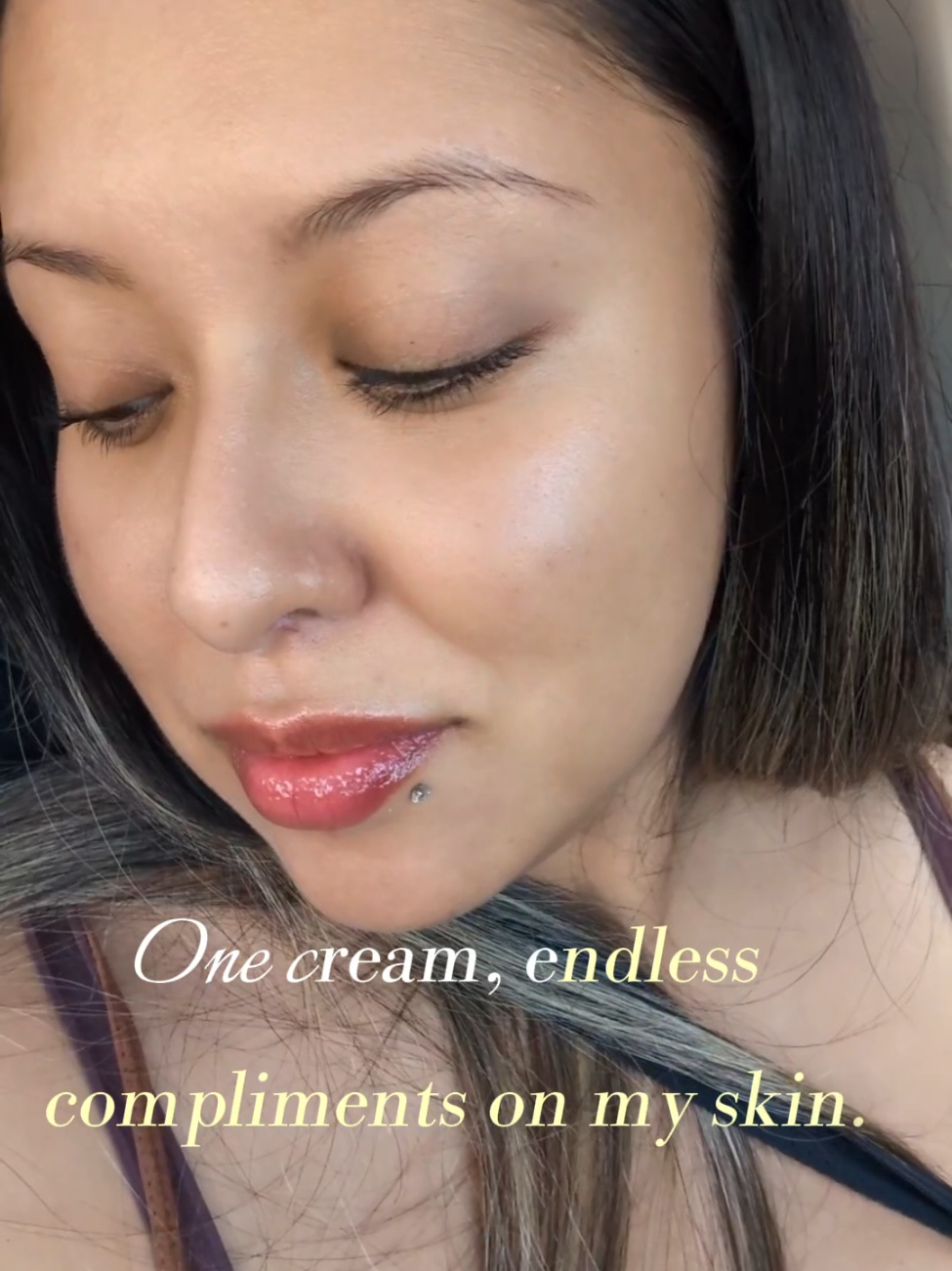 TikTok post by @jessglistenqueen for Embryolisse USA. Caption reads: 🇫🇷 Made in France 💧 6-in-1: Moisturizer,....