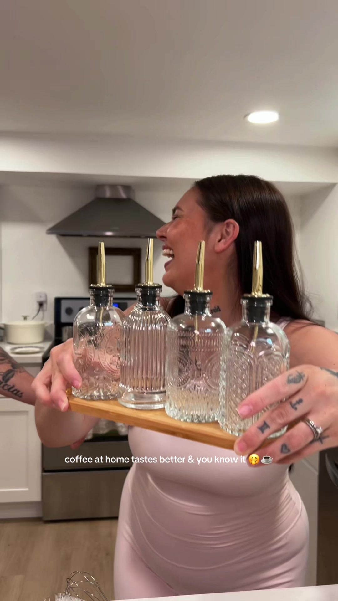 TikTok post by @sierra.catarina for JoeCo. Caption reads: [...] kit will complete your coffee corner 🤩....