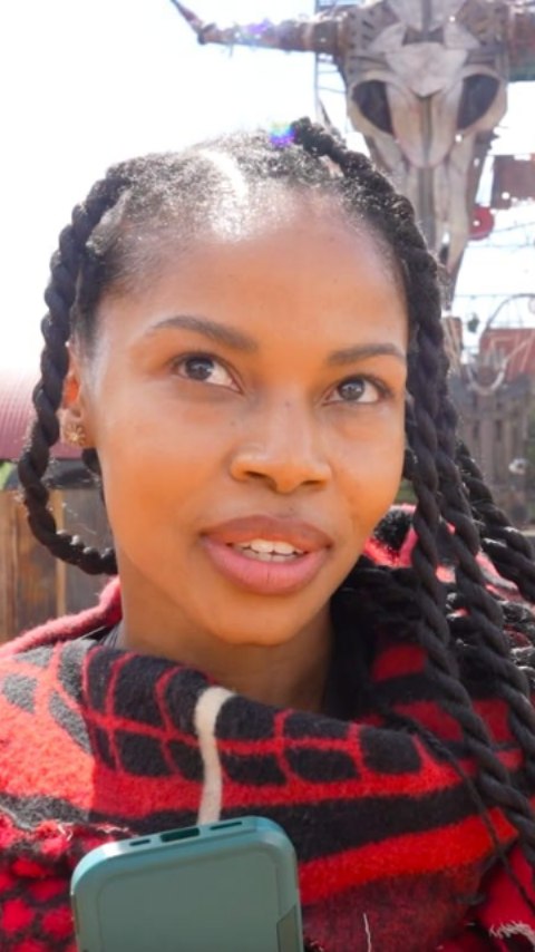 Instagram post by @mamodibe_ramodibe for Showmax. Caption reads: You thought Nyakallo was chaos? Wait until you....