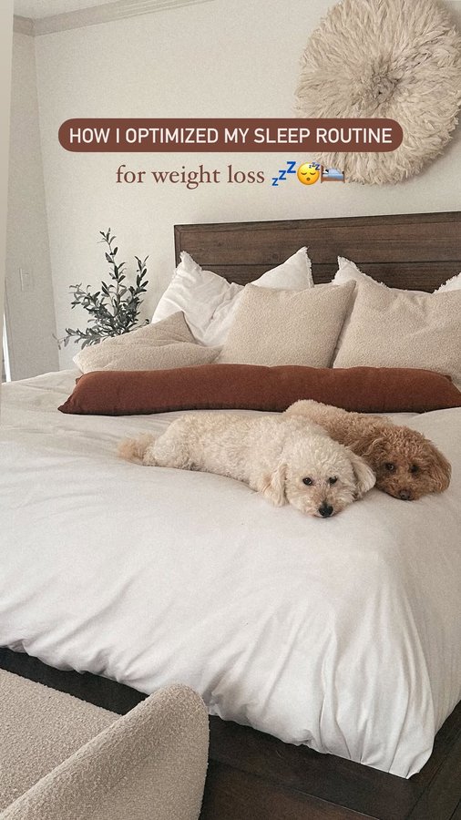 Instagram post by @averagefitfluencer for Life Extension. Caption reads: Anyone else in their sleepy girl era?! 🙋🏼‍♀️💤....