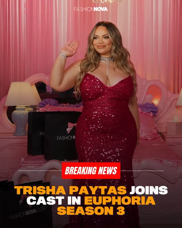 Instagram post by @fashionnovacurve for Fashion Nova. Caption reads: @FashionNovaCURVE’s very own Trisha [...].