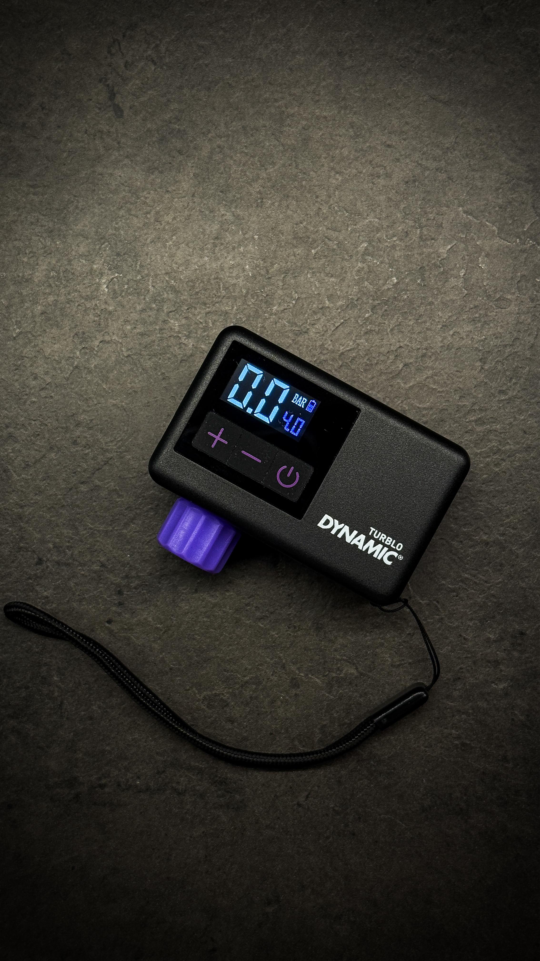 Instagram post by @wannabcyclist for Dynamic Bike Care. Caption reads: Meet TURBLO! 

An ultra-light electric mini pump....