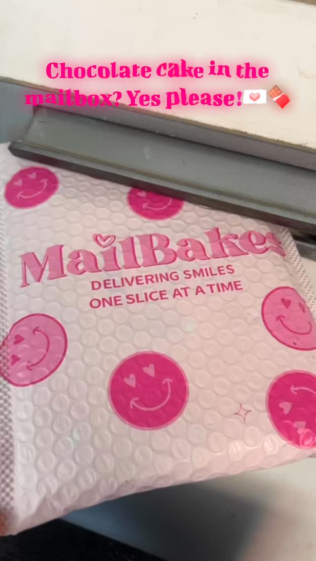 Instagram post by @tashtash29 for MailBakes. Caption reads: [...] A match made in dessert heaven with....