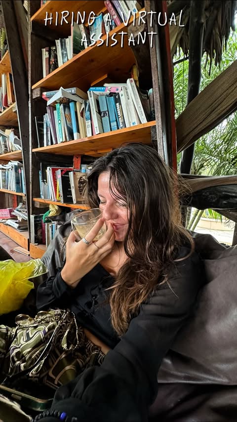 Instagram post by @anasavu for Fiverr. Caption reads: [...] tasks, the more I want to do it 🤭 and....