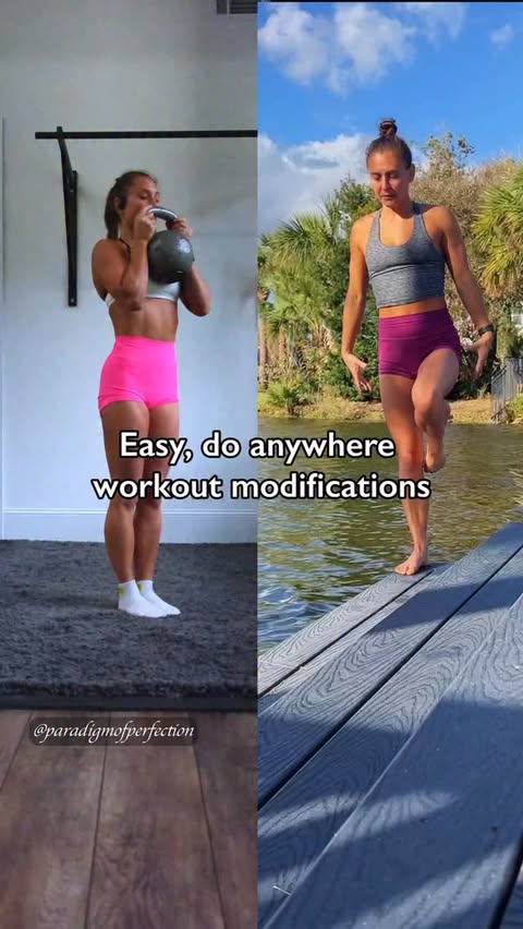 Instagram post by @paradigmofperfection for Ptula. Caption reads: Get your FREE week of workouts delivered right to....