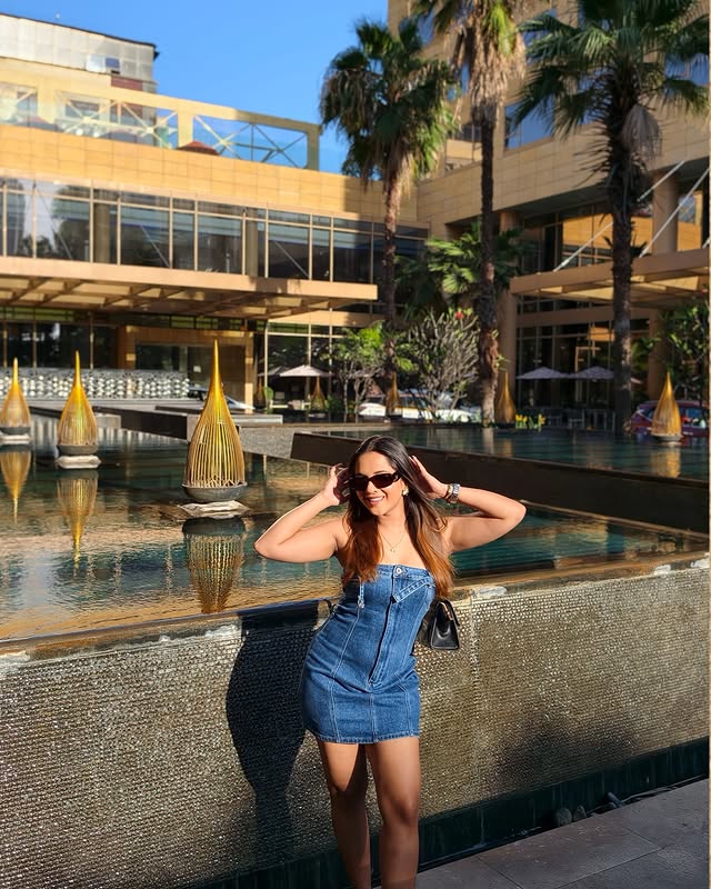 Instagram post by @dewanshi_thesstyledrug for Hyatt Regency. Caption reads: Took a 48-hour pause at @hyattregencypune , Pune…....