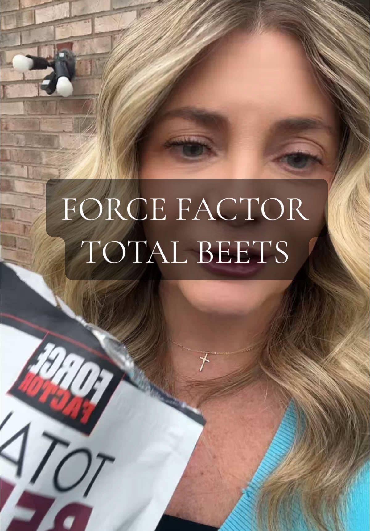 TikTok post by @jennymaysrobbins for Force Factor. Caption reads: [...] blood pressure? 🌱💪 Force Factor Total....