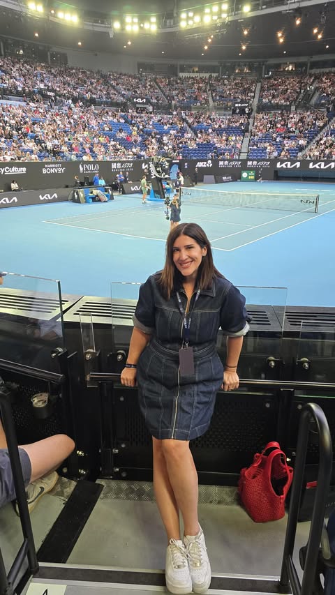 Instagram post by @ijones_media for Crown Melbourne. Caption reads: Huge thank you to @crownmelbourne, @australianopen....