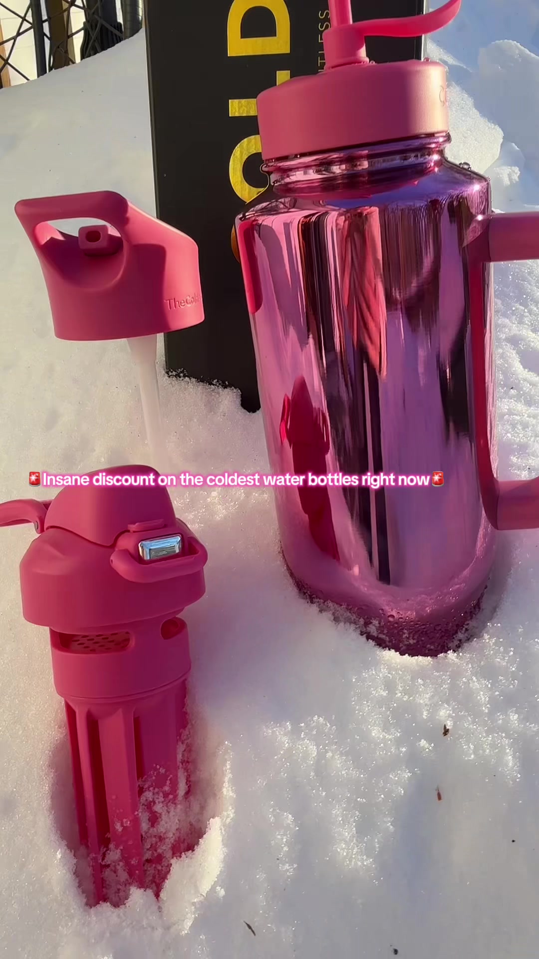 TikTok post by @the_rachel_review for Coldest. Caption reads: @Coldest has a phenomenal sale going on rn! [...].