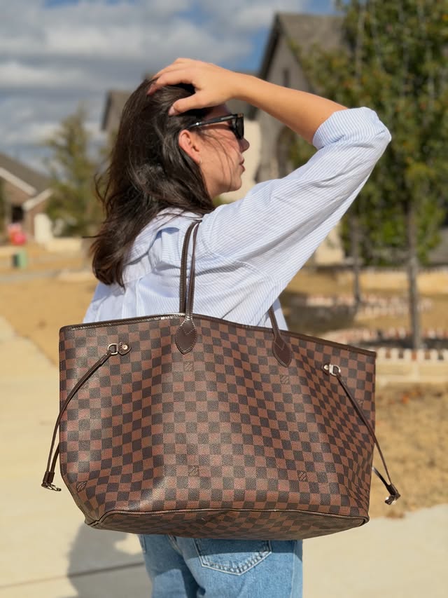 Instagram post by @tugcify for FASHIONPHILE. Caption reads: [...] pre-loved designer bags from....