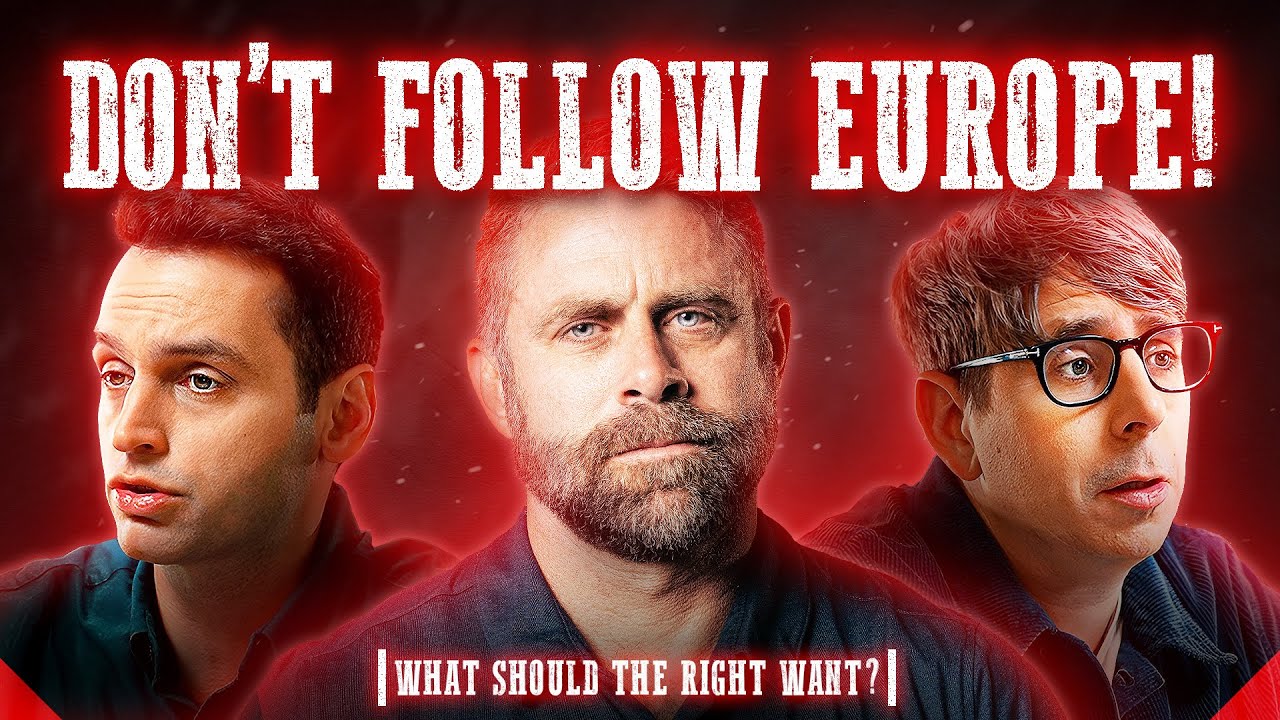 YouTube post by @Nickjfreitas for Good Ranchers. Caption reads: What Should The Right Want? - w/ Triggernometry....