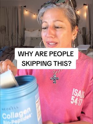 TikTok post by @followmysparkles for NeoCell. Caption reads: [...] #sparkle2026 #collagen @NeoCell Collagen.