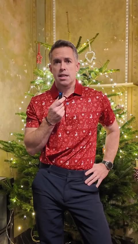 Instagram post by @davidjones_golf for Druids. Caption reads: [...] Treat yourself and your loved ones to a....