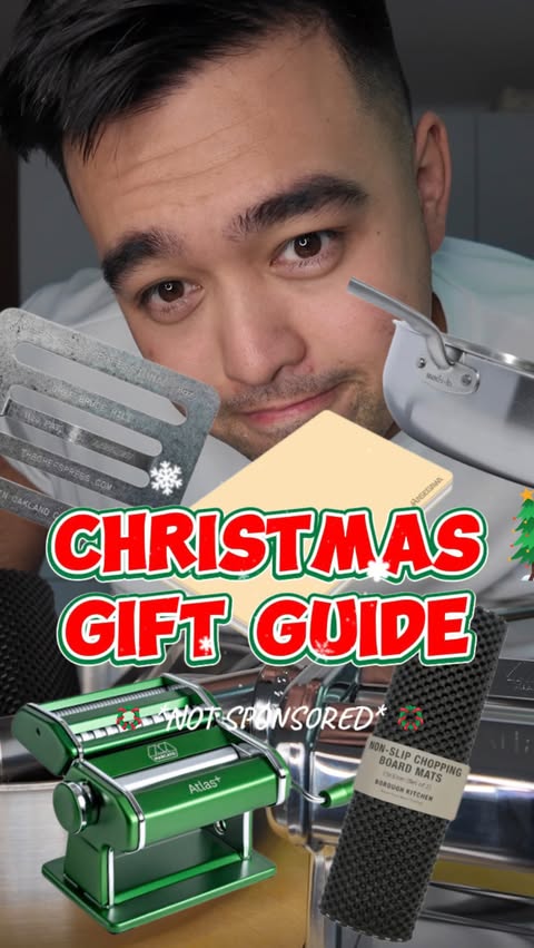 Instagram post by @_jsproule for Made In Cookware. Caption reads: My Christmas gift guide from stocking filler to....