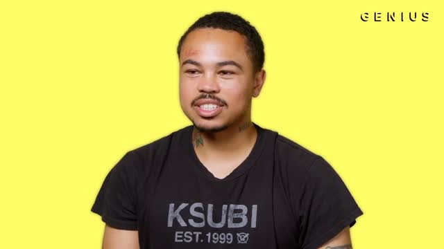 Instagram post by @adamnkilla for Genius. Caption reads: .