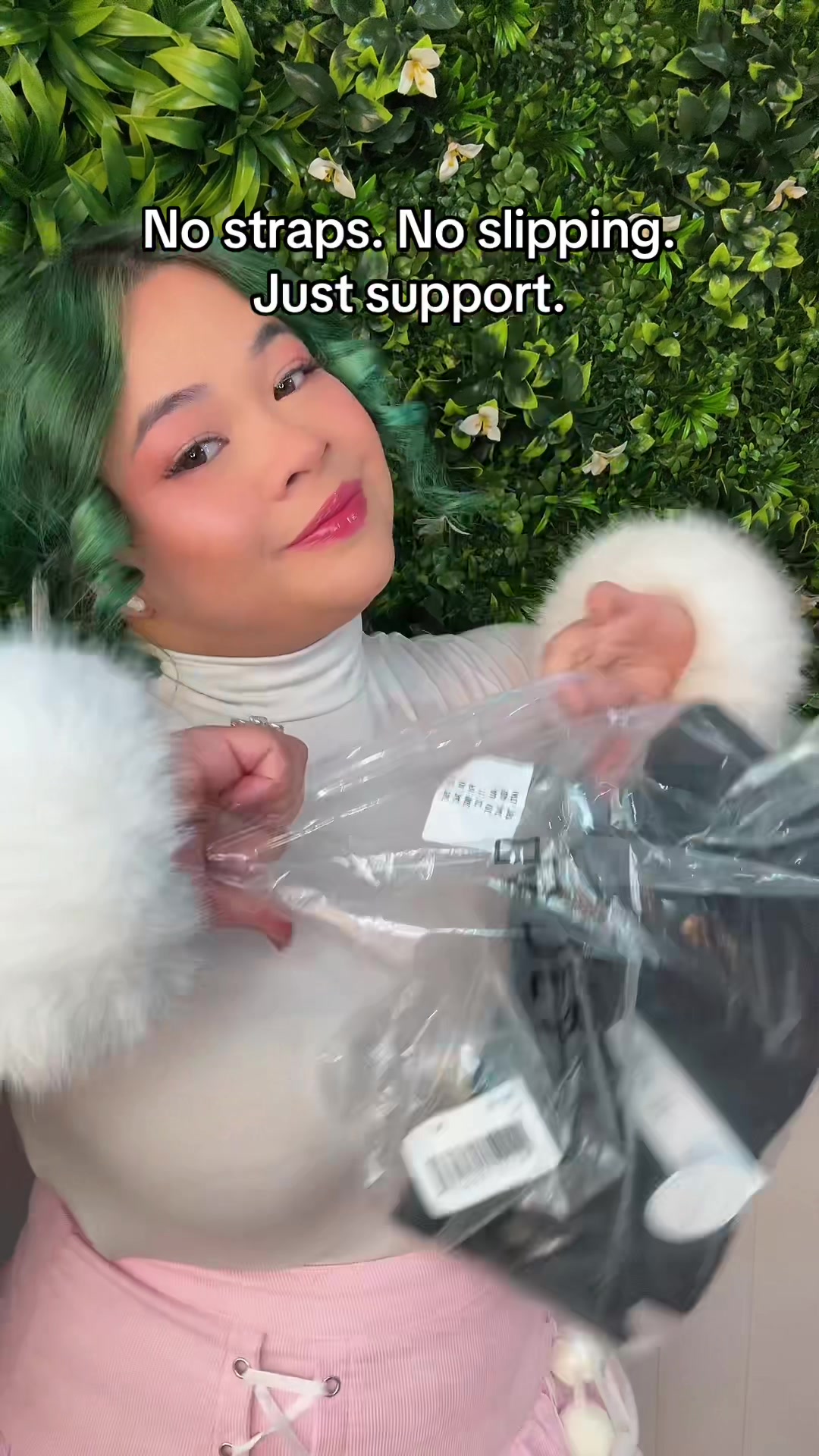 TikTok post by @houseofbabydoll for PARFAIT Lingerie. Caption reads: [...] support. Click to shop the @PARFAIT LINGERIE....