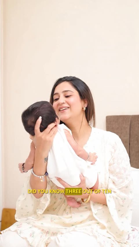 Instagram post by @jyotika_atree for Himalaya Babycare. Caption reads: [...] Pure Cow Ghee #ad....