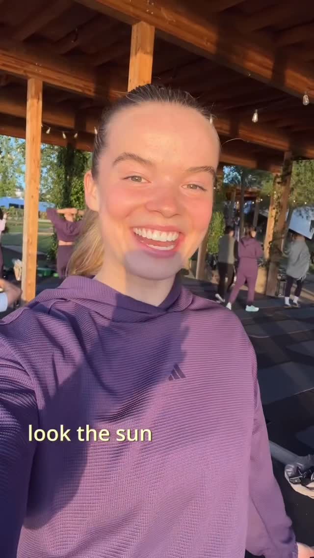 Instagram post by @summer_bradley__ for LES MILLS. Caption reads: Les Mills Yoga x Adidas House of Strength

This....