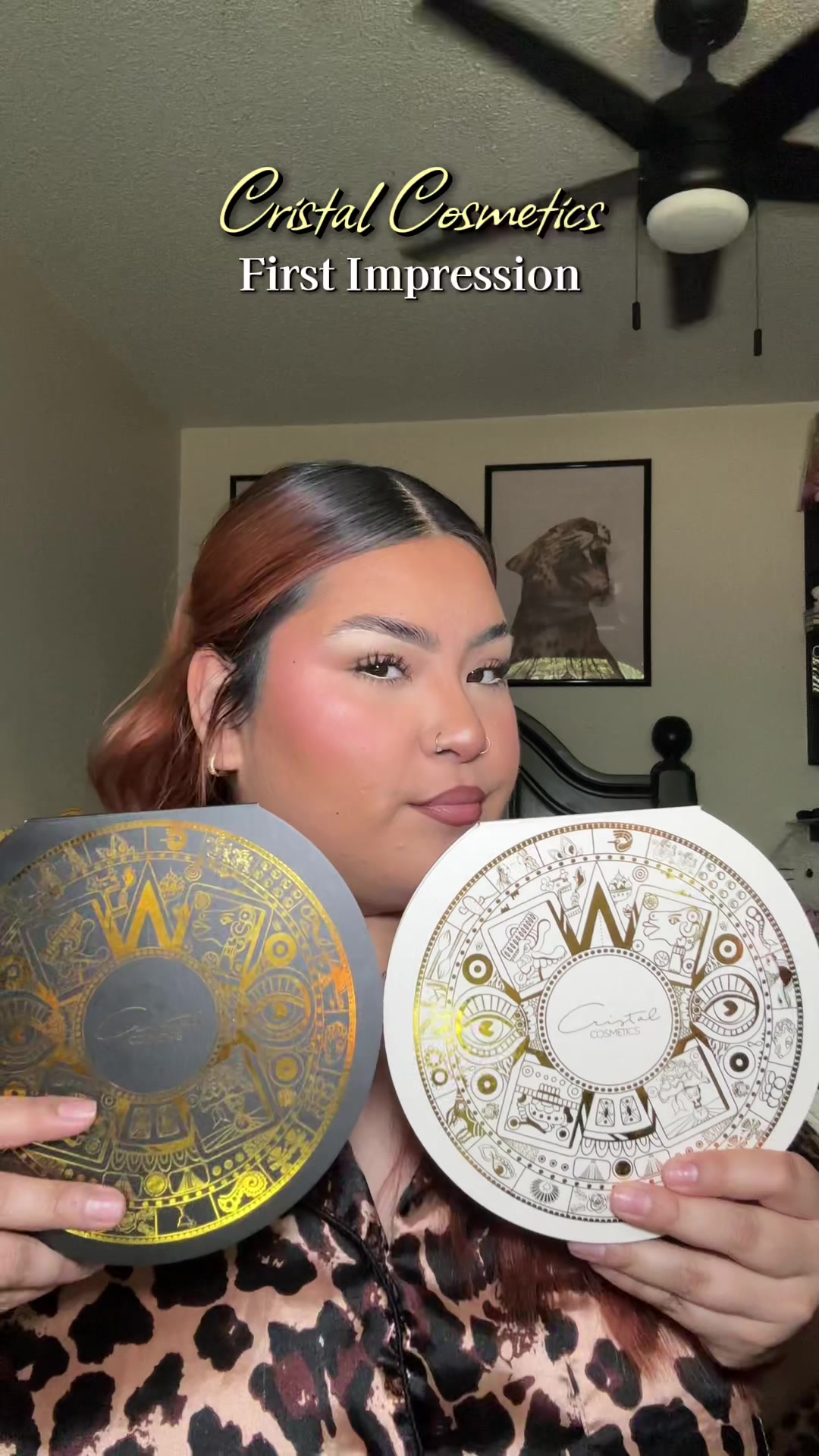 TikTok post by @jihleeuhn for Cristal Cosmetics. Caption reads: [...] like these as much as I did 😍....