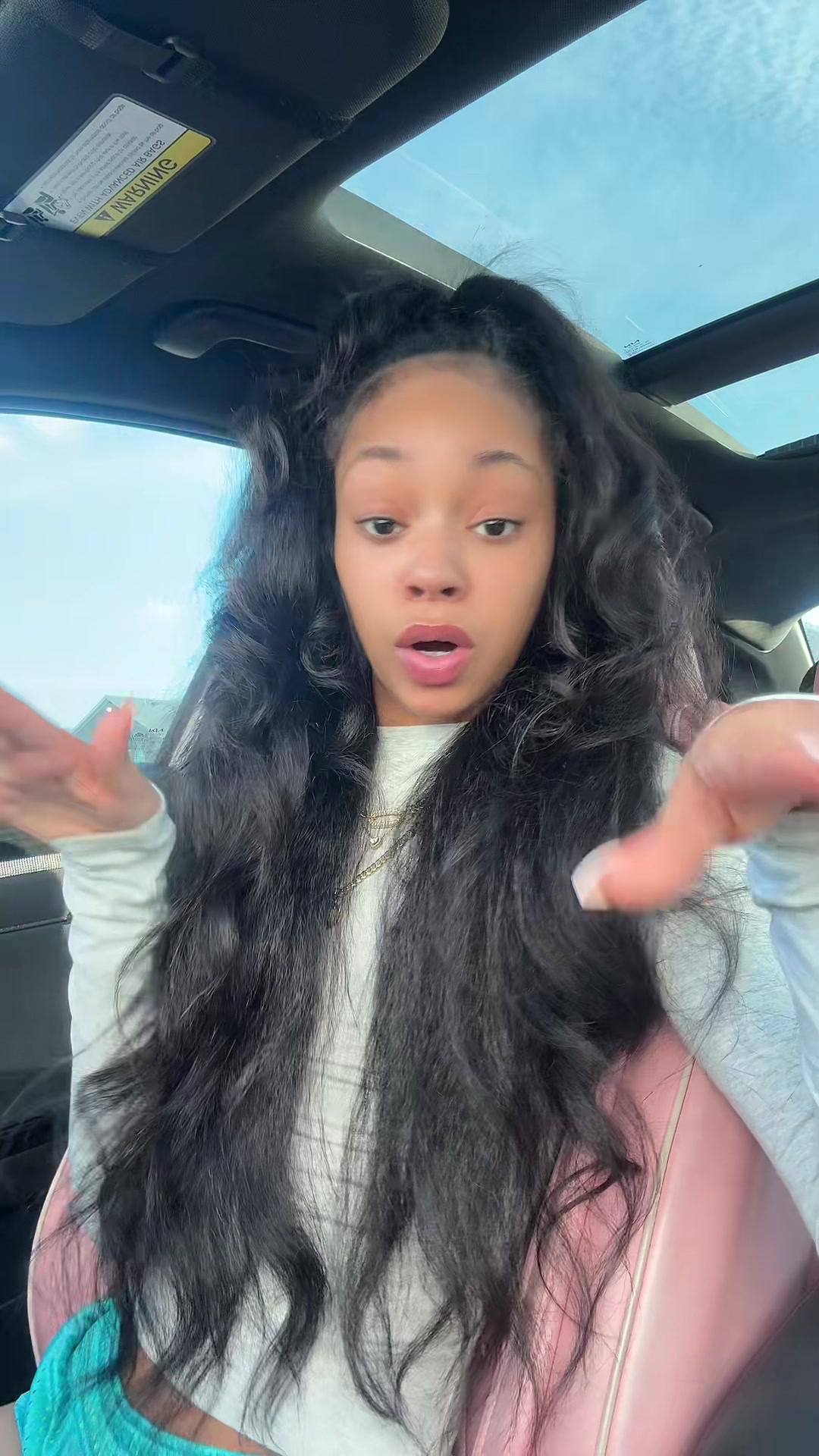 TikTok post by @jaidahhlanay for Curlyme. Caption reads: looks so natural🥰! @CurlyMe Hair #halfwig....