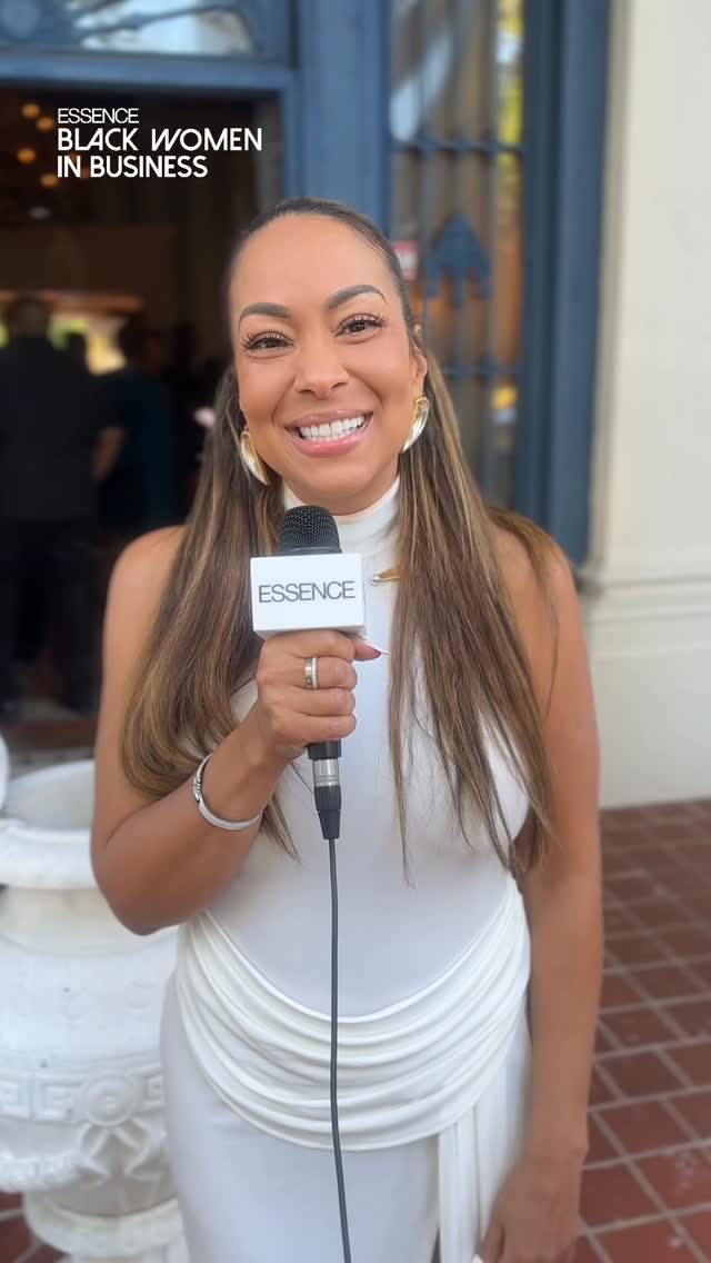 Instagram post by @valeisha for ESSENCE. Caption reads: "Take no mess and go get what's yours."....