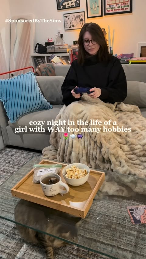 Instagram post by @diaryoflo_ for The Sims. Caption reads: #SponsoredbyTheSims Spring always brings fresh....