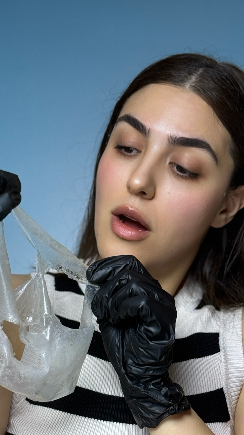 Instagram post by @zeeblogdaily for APRILSKIN. Caption reads: Wait for it… 😱 
The peel-off you won’t want to....