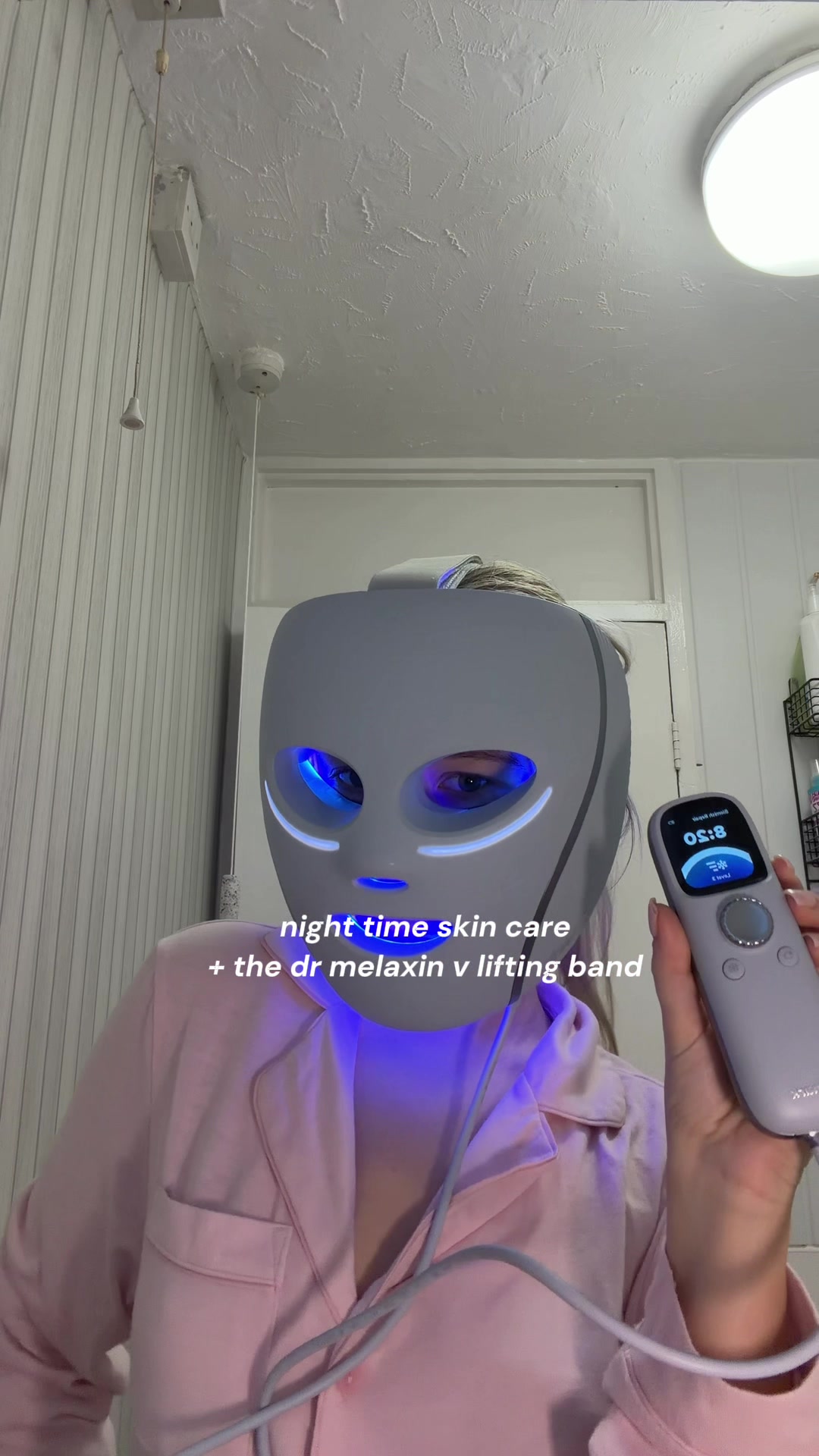 TikTok post by @leahmaddocks2 for glow hub. Caption reads: [...] soooon x @Dr.Melaxin @Shark Beauty @Glow Hub....