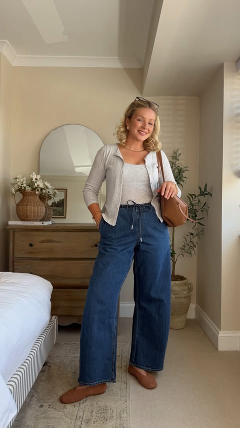 Instagram post by @laura.byrnes for Abercrombie & Fitch. Caption reads: Ad Let’s set ourselves up to avoid outfit fatigue....
