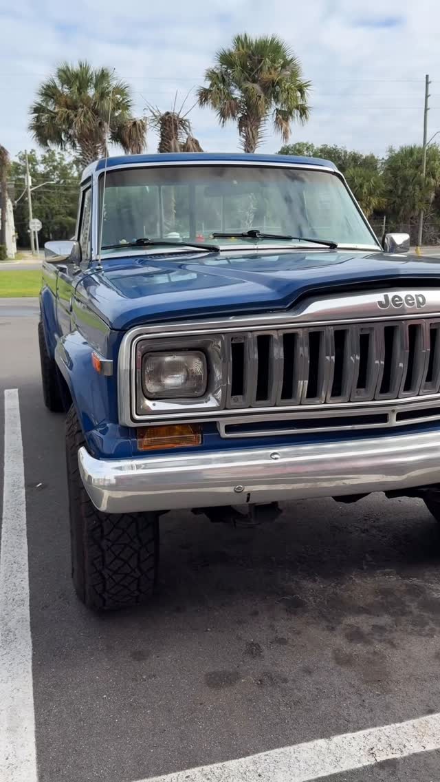 Instagram post by @toolsbydesign for Jeep. Caption reads: Pristine J20 JEEP! you don’t see these too often,....