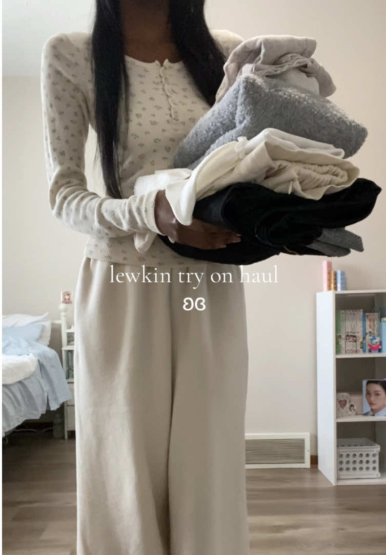 TikTok post by @yanavyr for LEWKIN. Caption reads: haul with @Lewkin use code YANAVYR for $ off [...].