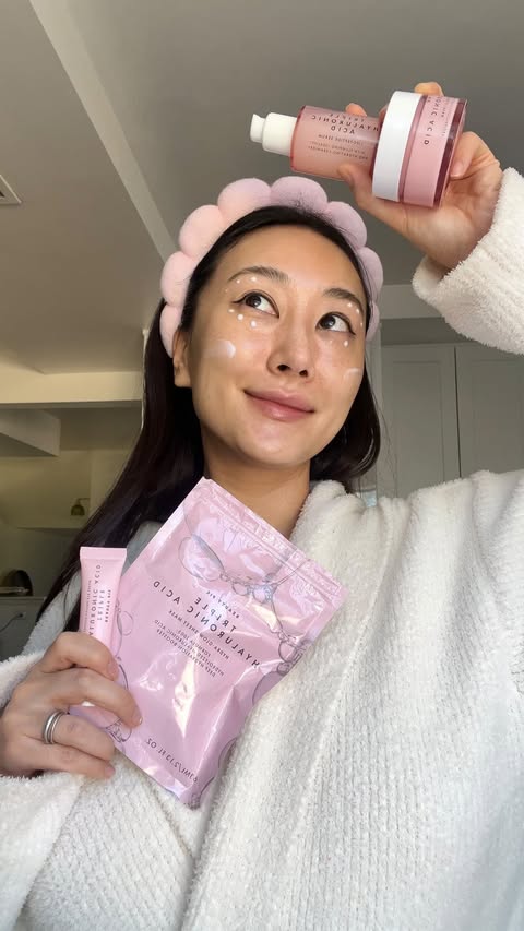 Instagram post by @imshannonwu for BEAUTY PIE. Caption reads: [...] for deeply hydrated skin! Im using....