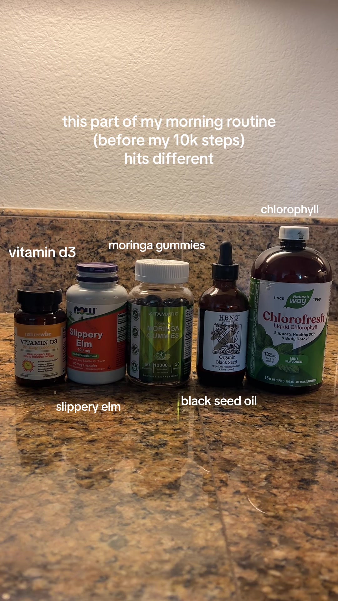 TikTok post by @vibewithbklyn for NatureWise. Caption reads: [...] cart below👇🏽 @Official Vitamatic....