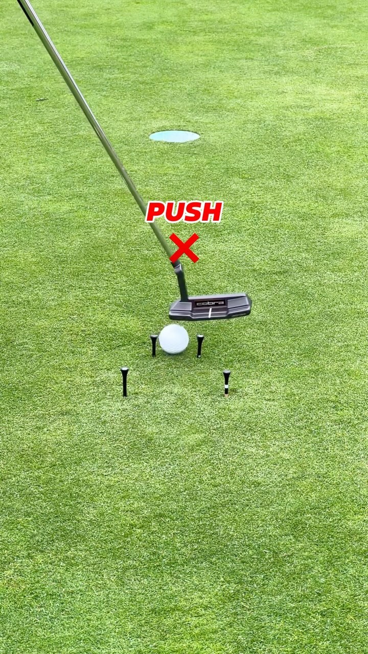 Instagram post by @shortgameking for VICE GOLF. Caption reads: Why this is my favorite drill ⬇️

Instant.....
