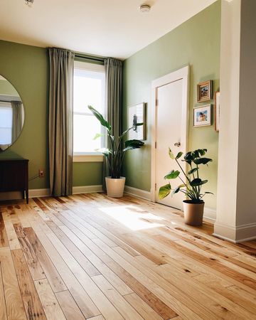 Instagram post by @apron.saint for Clare. Caption reads: Nothing will elevate a space quite like a great....