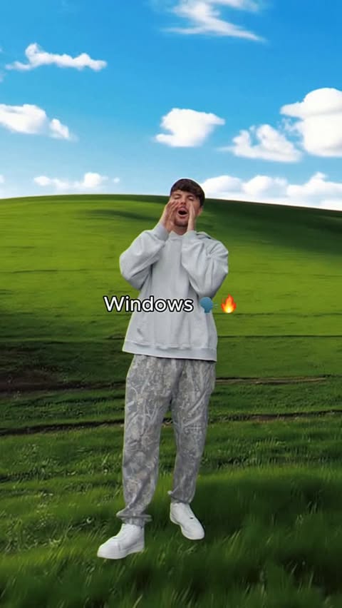 Instagram post by @jellyhouse for Windows. Caption reads: WINDOWS 🗣️🔥 @windows #MicrosoftWindowsPartner....