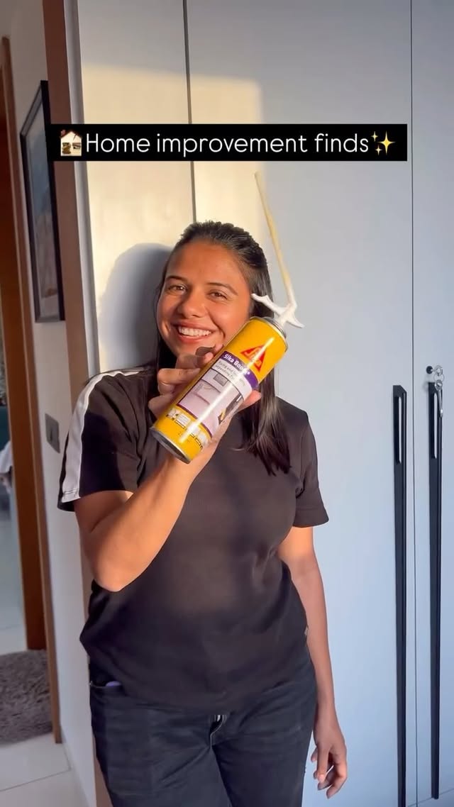 Instagram post by @explorewith_riddhi for The Pianosa Project. Caption reads: Get the job done right with SikaBoom AP! 💥🫶🏻....