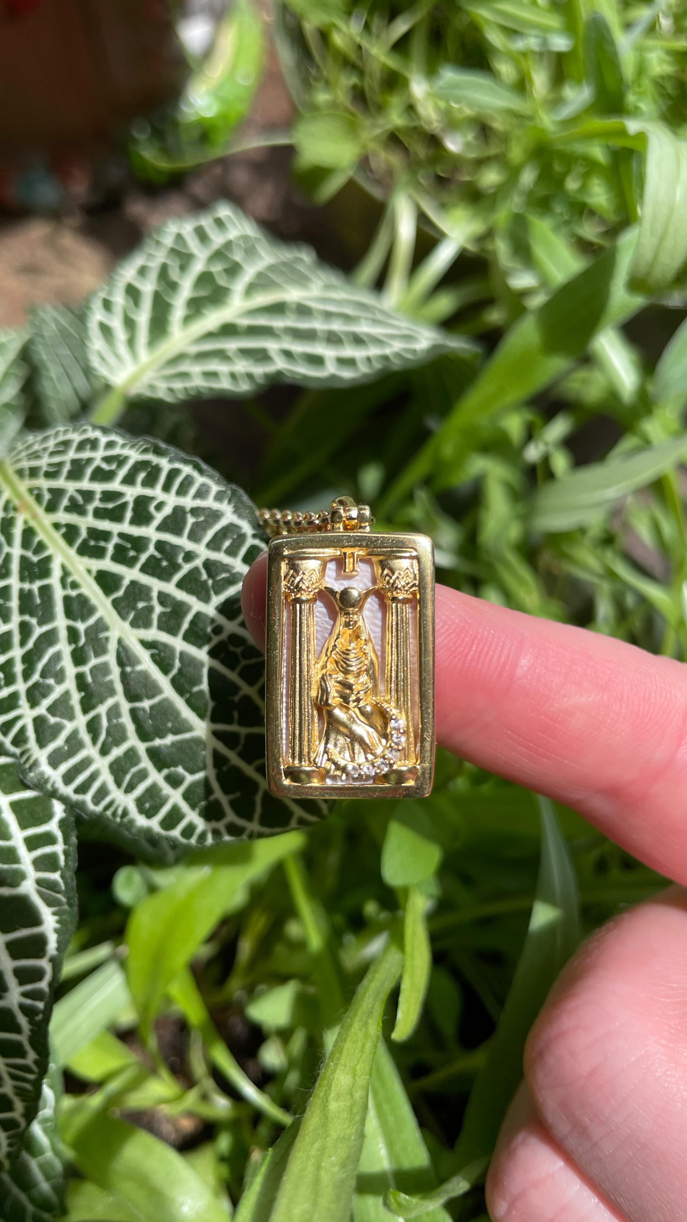 Instagram post by @emeraldlotusmystic for Awe Inspired. Caption reads: [...] would you wear? 🧚🏼‍♀️ thank you to....