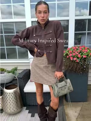 TikTok post by @styled.by.kiz for Katch Me Chic. Caption reads: [...] — giving fall with a little edge @Katch Me....
