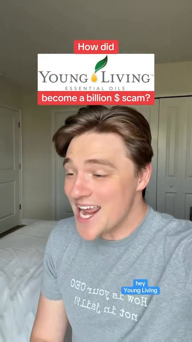 Instagram post by @ryankellycomedy for Young Living. Caption reads: @youngliving was founded by a man many would....