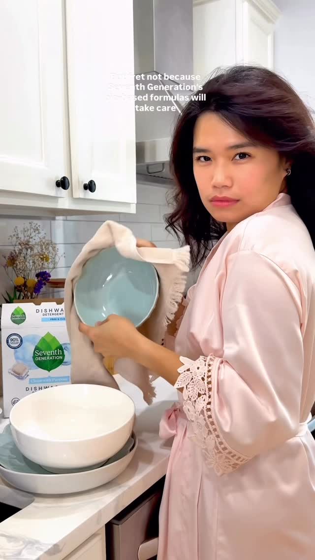 Instagram post by @haohungry for Seventh Generation. Caption reads: #SeventhGenerationPartner Your cleaning essentials....