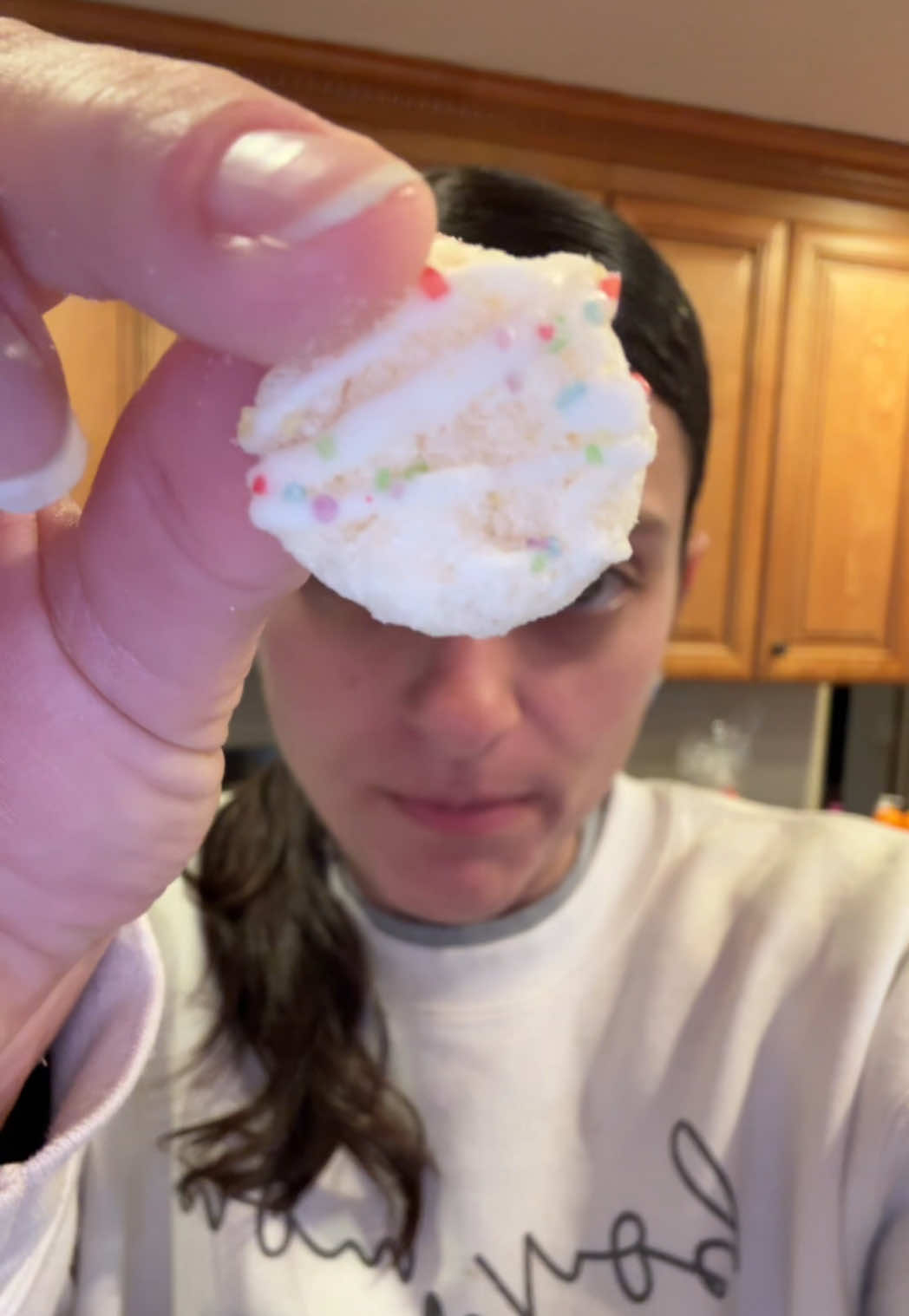 TikTok post by @jackiz748 for Drizzilicious. Caption reads: Thanks, kids. #snack #drizzilicious #betterforyou....