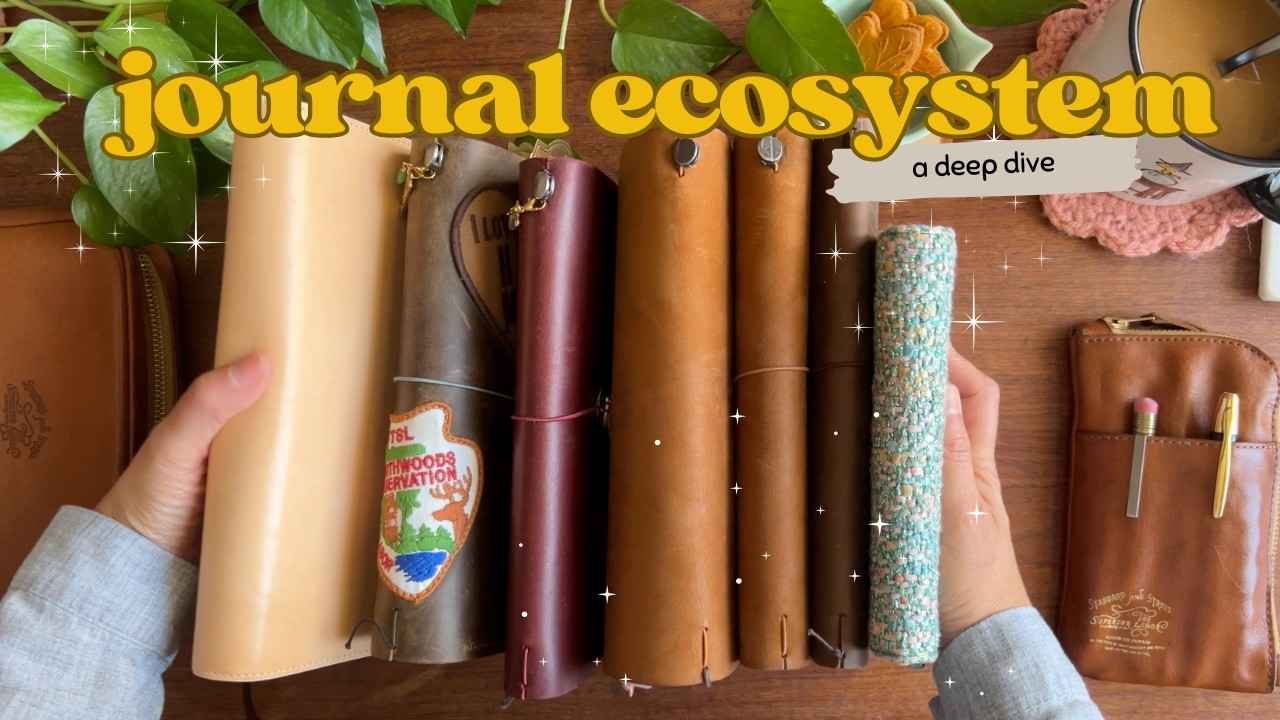 YouTube post by @LittleCocoStudio for The Washi Tape Shop. Caption reads: 💫 how I use my journals and why | hobonichi,....