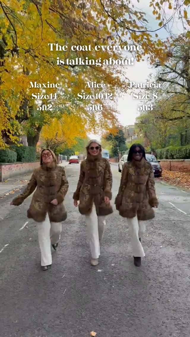 Instagram post by an influencer for Joe Browns. Caption reads: Stepping out in signature styles! 🤎⁠ ⁠....